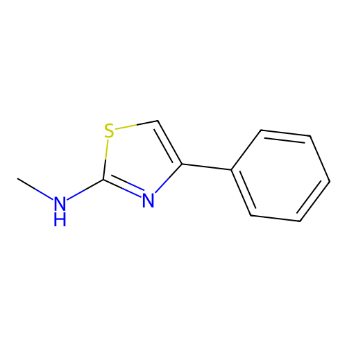 N-methyl-4-phenylthiazol-2-amine structure
