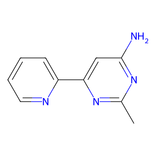 2-甲基-6-(吡啶-2-基)嘧啶-4-胺 structure
