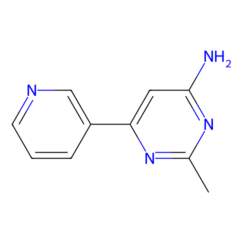 2-甲基-6-(吡啶-3-基)嘧啶-4-胺 structure