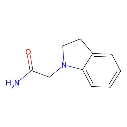 2-(2,3-Dihydro吲哚-1-基)乙酰胺 structure