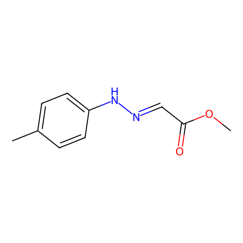 Methyl 2-[(4-methylphenyl)hydrazinylidene]acetate structure