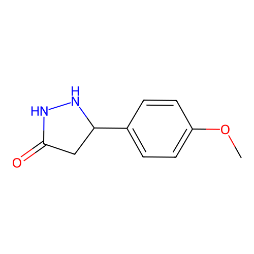 5-(4-Methoxyphenyl)pyrazolidin-3-one structure