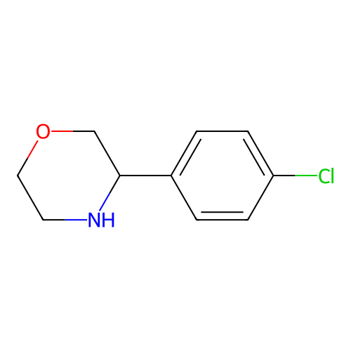 3-(4-Chlorophenyl)morpholine structure