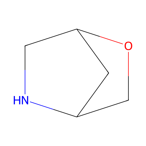 2-Oxa-5-azabicyclo(2.2.1)heptane structure