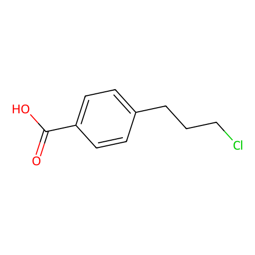 4-(3-氯丙基)苯甲酸 structure