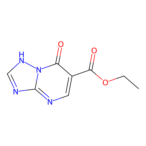 Ethyl 7-hydroxy[1,2,4]triazolo[1,5-a]pyrimidine-6-carboxylate structure