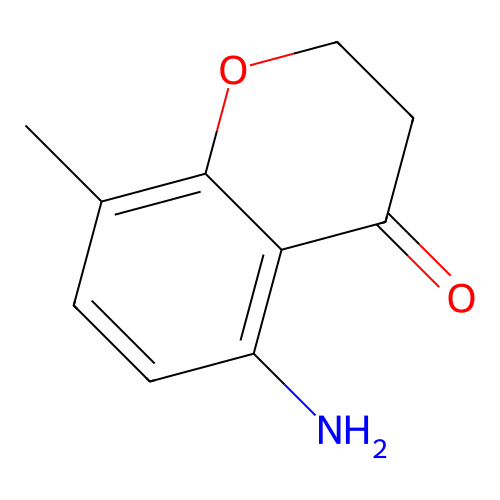 5-Amino-8-methyl-4-chromanone structure