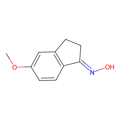 5-Methoxyindan-1-one oxime structure