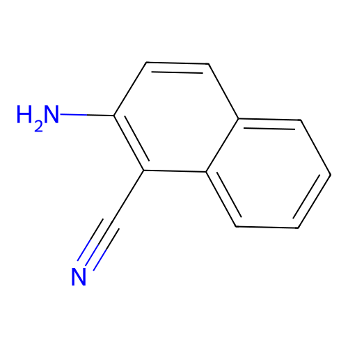 2-氨基-1-萘甲腈 structure