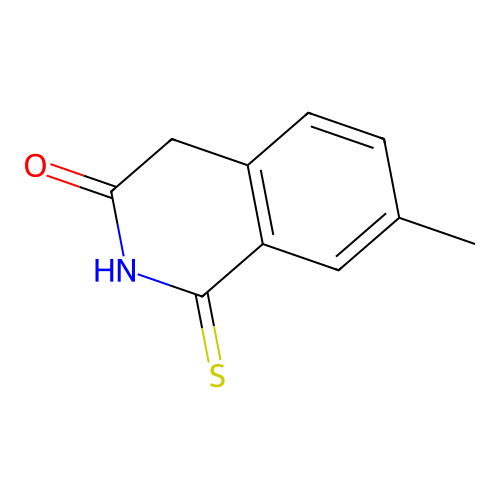 7-methyl-1-sulfanylidene-4H-isoquinolin-3-one structure