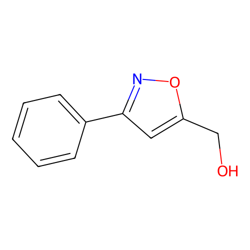 (3-Phenyl-5-isoxazolyl)methanol structure