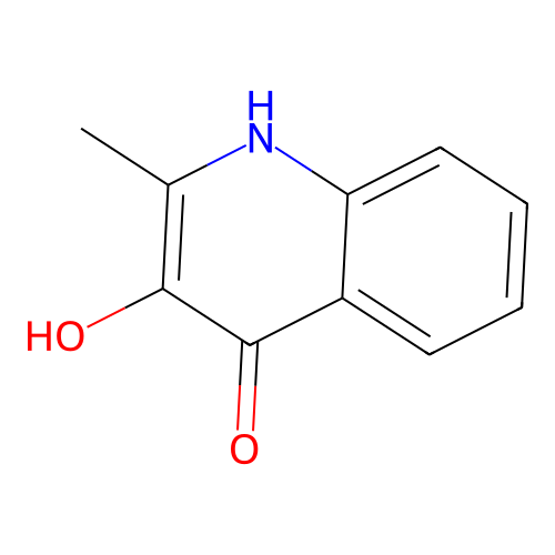 3-Hydroxy-2-methyl-1,4-dihydroquinolin-4-one structure