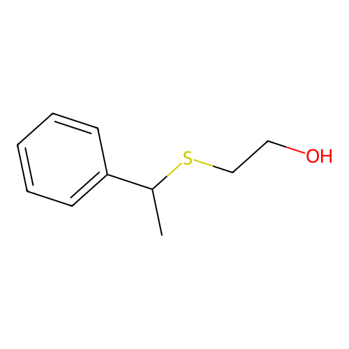 2-(1-Phenylethylsulfanyl)ethanol structure