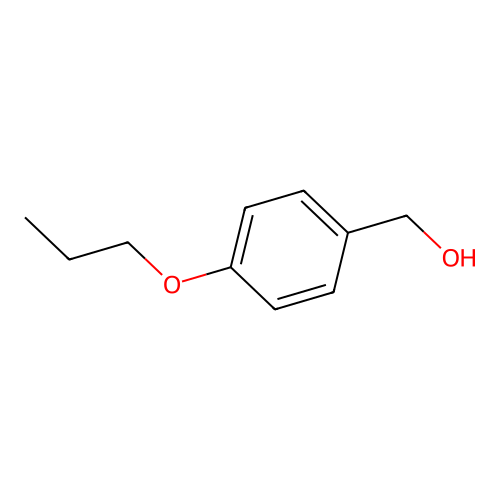 (4-Propoxyphenyl)methanol structure