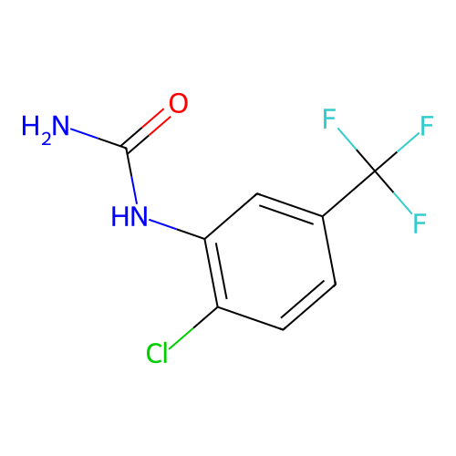 Urea,N-[2-chloro-5-(trifluoromethyl)phenyl]- structure
