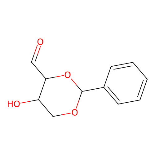 1,3-Dioxane-4-carboxaldehyde, 5-hydroxy-2-phenyl- structure