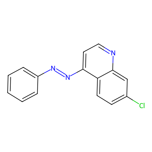 7-Chloro-4-(phenylazo)quinoline structure