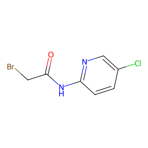 2-Bromo-N-(5-chloro-2-pyridinyl)acetamide structure