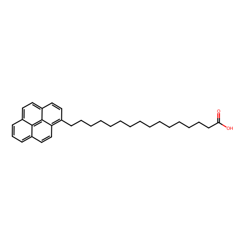 1-Pyrenehexadecanoicacid structure