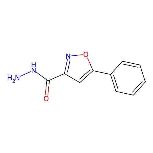 5-Phenylisoxazole-3-carboxylic acid hydrazide structure