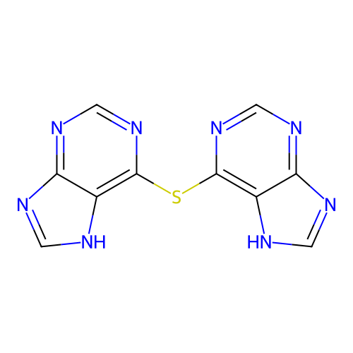 6,6'-Thiodipurine structure
