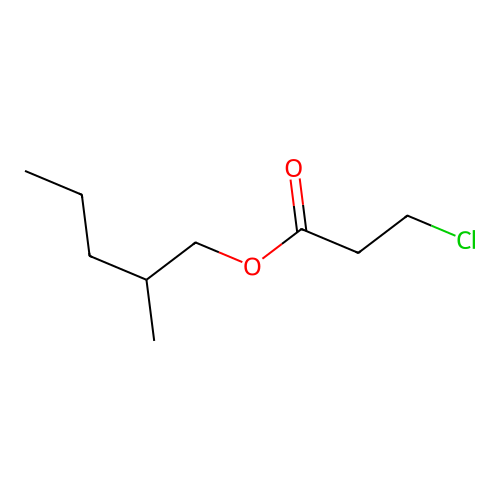 2-Methylpentyl 3-chloropropanoate structure
