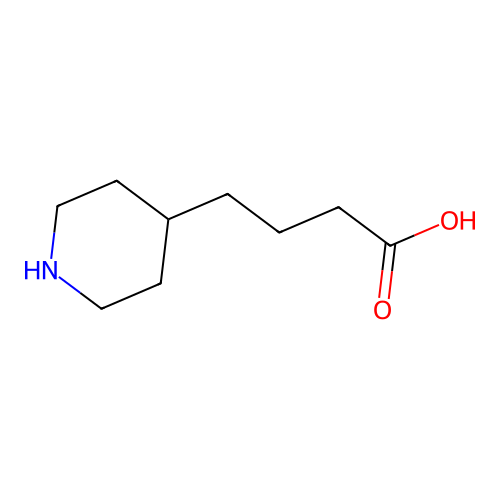 4-(Piperidin-4-yl)butanoic acid structure