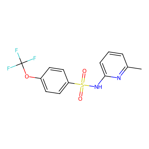 N-(6-methylpyridin-2-yl)-4-(trifluoromethoxy)benzenesulfonamide structure