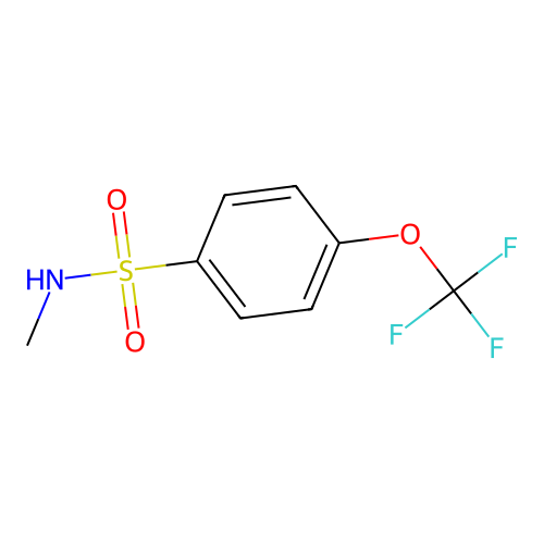 N-methyl-4-(trifluoromethoxy)benzenesulfonamide structure