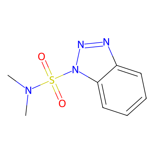 N,N-二甲基-1H-苯并三唑-1-磺酰胺 structure