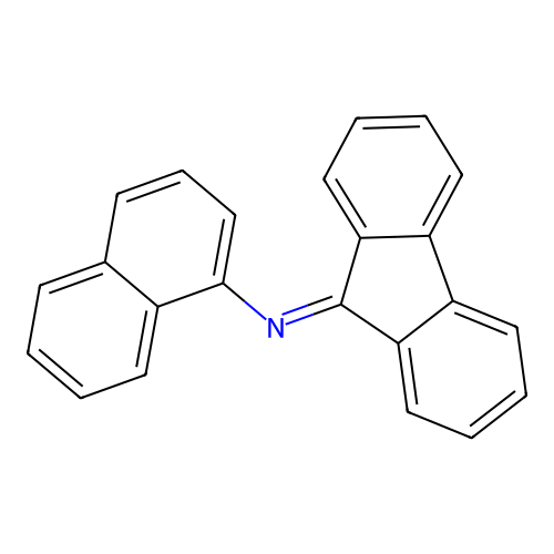 N-(Naphthalen-1-yl)-9H-fluoren-9-imine structure