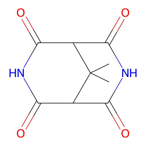 9,9-Dimethyl-3,7-diazabicyclo[3.3.1]nonane-2,4,6,8-tetraone structure
