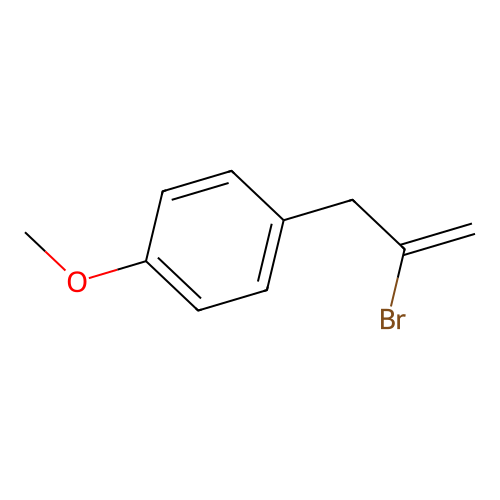 2-Bromo-3-(4-methoxyphenyl)-1-propene structure