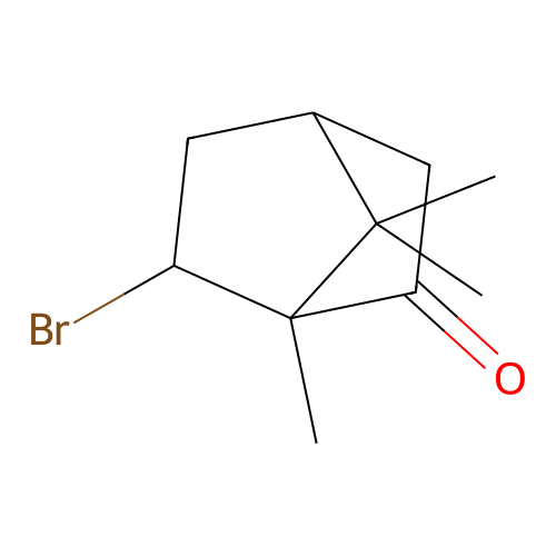 6-Bromo-1,7,7-trimethylbicyclo[2.2.1]heptan-2-one structure