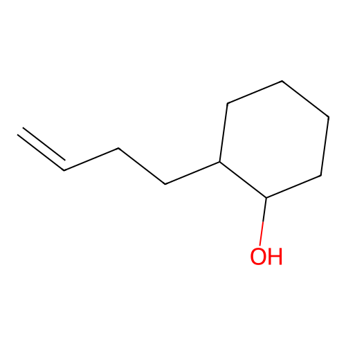 2-(But-3-en-1-yl)cyclohexan-1-ol structure