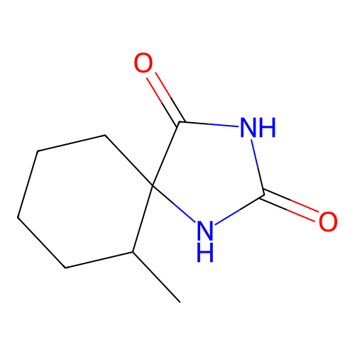 6-Methyl-1,3-diazaspiro[4.5]decane-2,4-dione structure
