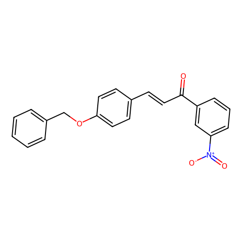 3-(4-Benzyloxyphenyl)-1-(3-nitrophenyl)prop-2-en-1-one structure