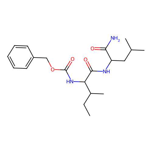 L-Leucinamide, N-[(phenylmethoxy)carbonyl]-L-isoleucyl- structure