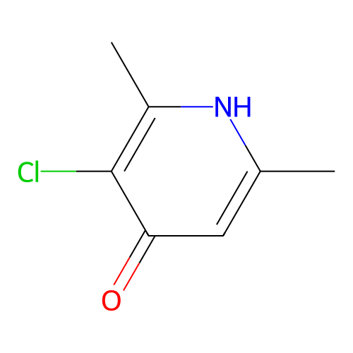 4-Pyridinol, 3-chloro-2,6-dimethyl- structure
