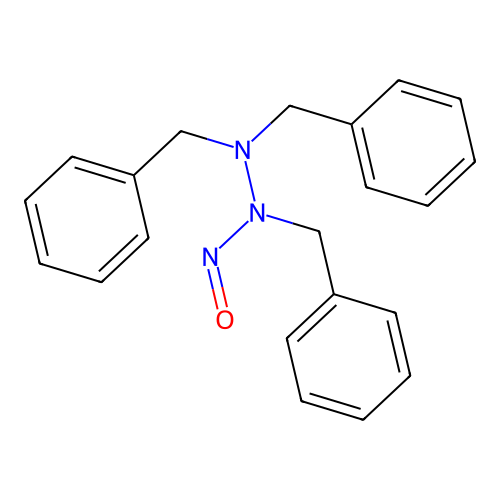 N,N,N-三苄基亚硝酸肼 structure
