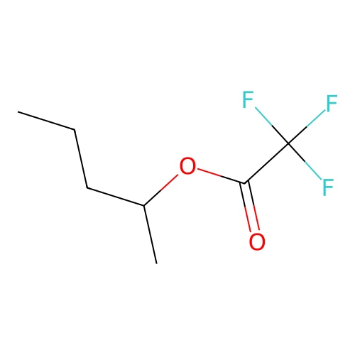 Pentan-2-yl trifluoroacetate structure