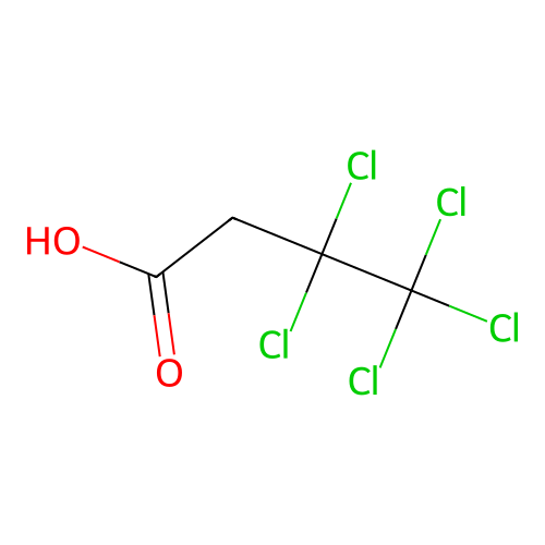 Butanoic acid, 3,3,4,4,4-pentachloro- structure