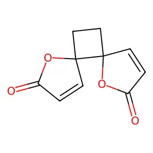 1,7-Dioxadispiro(4.0.4.2)dodeca-3,9-diene-2,8-dione structure