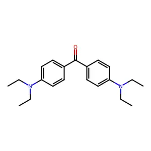 4,4'-Bis(diethylamino)benzophenone structure