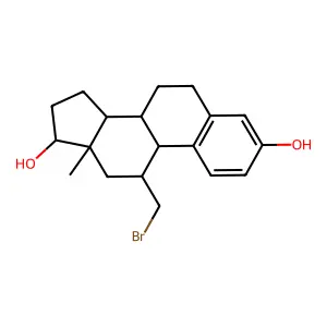 11-Bromomethyl-estradiol structure