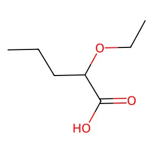 2-乙氧基戊酸 structure