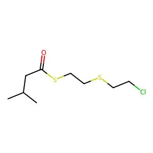 2,3,3,5-Tetramethyl-2-(2-methylprop-1-en-1-yl)-2,3-dihydrofuran structure