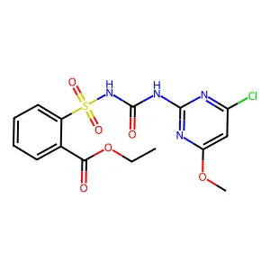 Chlorimuron-ethyl structure