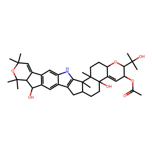 Janthitrem F structure