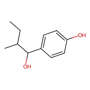 4-Hydroxy-alpha-(1-methylpropyl)benzenemethanol structure